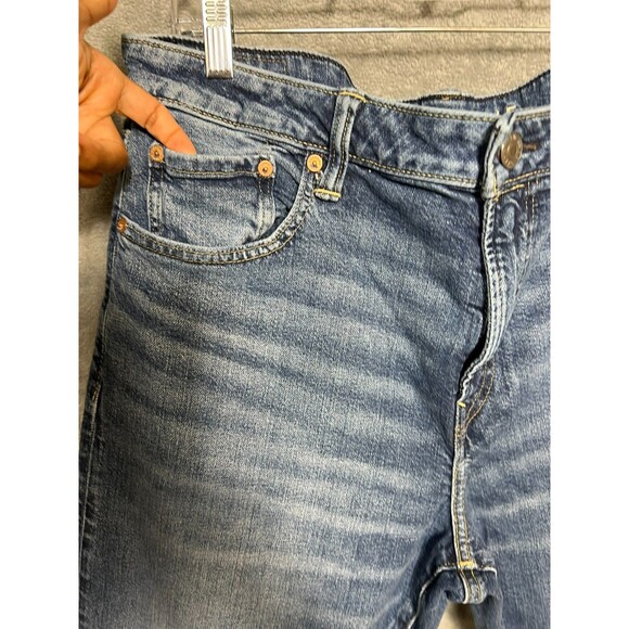 American Eagle Men's 36x30 Medium Wash Relaxed Straight Flex Jeans M - Picture 16 of 16